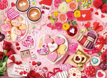 Eurographics - Valentine's Table - 1000 Stukjes