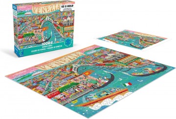 Ceaco - Venice Dogs - 1000 Stukjes Easy Grip 4