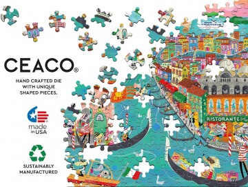 Ceaco - Venice Dogs - 1000 Stukjes Easy Grip 5