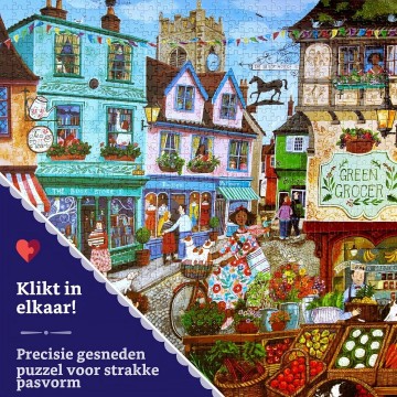 EeBoo - Village by the Sea - 1000 Stukjes 4