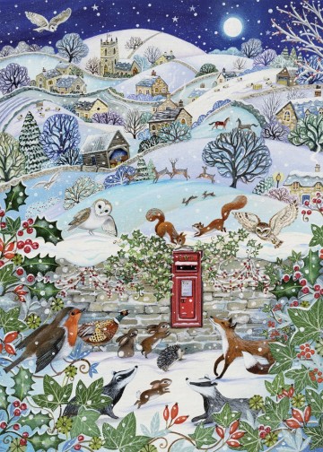 Cobble Hill - Village on a Winter Night - 1000 Stukjes