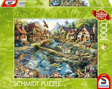 Schmidt - Village on the Edge of the Forest - 1000 Stukjes 2
