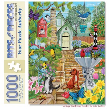 Bits and Pieces - Vintage Birdfeeder Garden - 1000 Stukjes 2