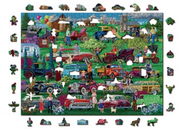 Wooden.City - Vintage Cars - 1000 Stukjes 2