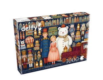 Delfy Puzzle - Vintage Toy Collection - 1000 Stukjes 2