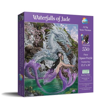 SunsOut - Waterfalls of Jade - 1000 Stukjes 2