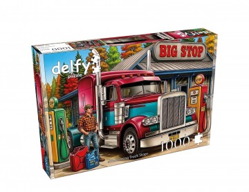 Delfy Puzzle - Welcoming Truck Stop - 1000 Stukjes 2