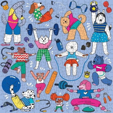 Galison - Well-Trained Dogs - 500 Stukjes