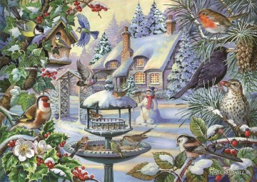The House of Puzzles - Winter Birds - 500 XL Stukjes