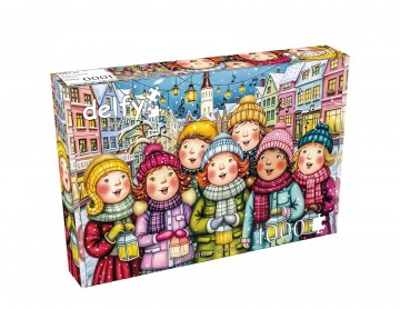 Delfy Puzzle - Winter Choir Harmony - 1000 Stukjes 2