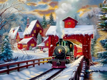 SunsOut - Winter Creek Bridge - 1000 Stukjes