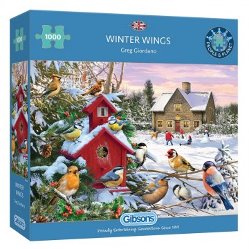 Gibsons - Winter Wings - 1000 Stukjes 2