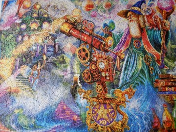 Masterpieces - Wizard's Laboratory - 1000 Stukjes Voorbeeld