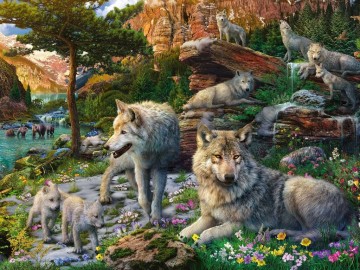 Ravensburger - Wolves in Spring - 1500 Stukjes