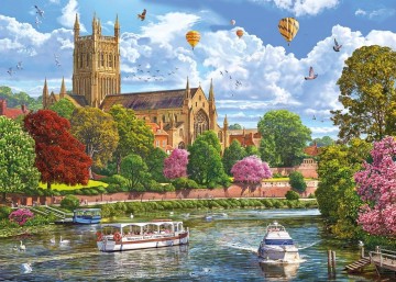 Gibsons - Worcester from the River - 500 Stukjes