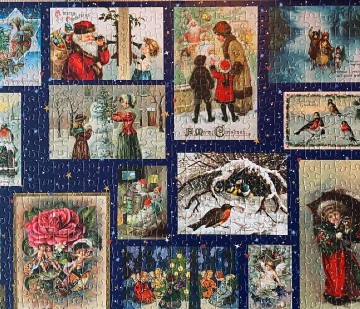 Penny Puzzle - Ye Old Christmas Greetings - 1000 Stukjes 4