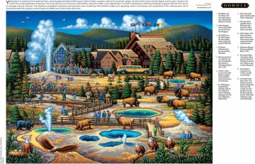 Buffalo Games - Yellowstone Old Faithful - 1000 Stukjes 5