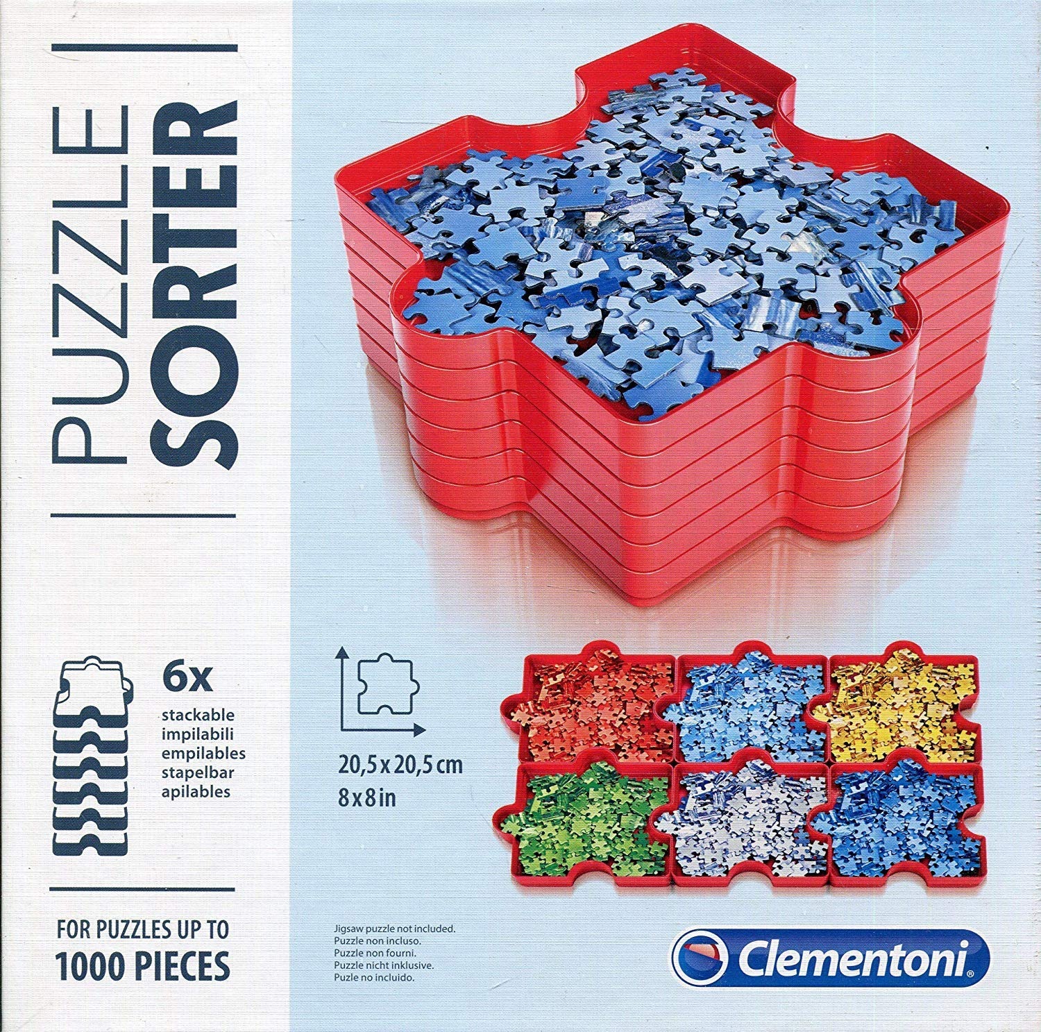 Clementoni - Sorteerbakjes - Puzzelaccessoires - Puzzelplaza