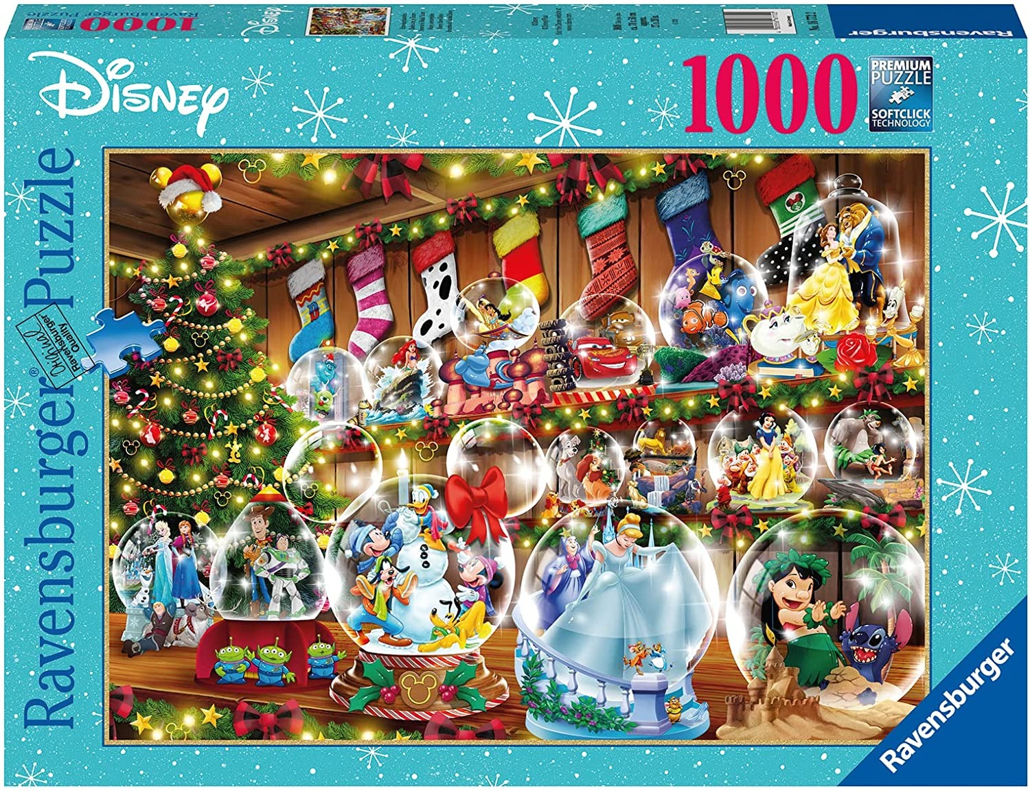 - Disney Snow - 1000 Stukjes - Stukjes - Puzzelplaza