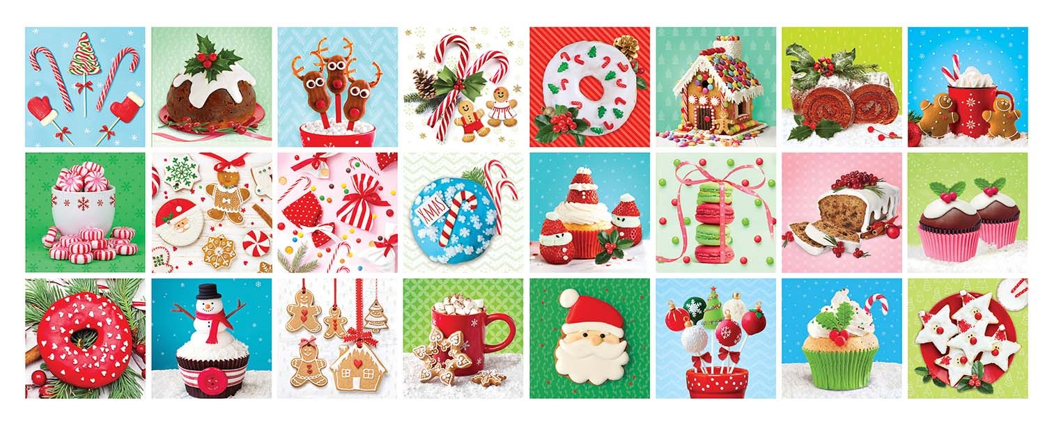 Eurographics Sweet Christmas Advent Calendar 1200 Stukjes 1000 